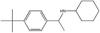 N-[1-(4-tert-butylphenyl)ethyl]cyclohexanamine Structure