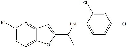 N-[1-(5-bromo-1-benzofuran-2-yl)ethyl]-2,4-dichloroaniline