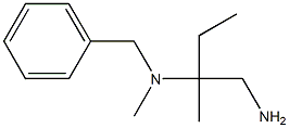 N-[1-(aminomethyl)-1-methylpropyl]-N-benzyl-N-methylamine Struktur