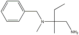 N-[1-(aminomethyl)-1-methylpropyl]-N-benzyl-N-methylamine,,结构式