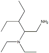 N-[1-(aminomethyl)-2-ethylbutyl]-N,N-diethylamine Struktur