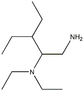 N-[1-(aminomethyl)-2-ethylbutyl]-N,N-diethylamine Structure