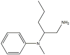 N-[1-(aminomethyl)butyl]-N-methyl-N-phenylamine Structure