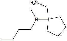 N-[1-(aminomethyl)cyclopentyl]-N-butyl-N-methylamine Structure
