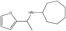 N-[1-(furan-2-yl)ethyl]cycloheptanamine,,结构式