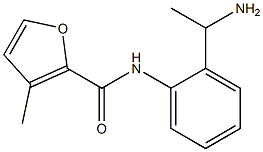 N-[2-(1-aminoethyl)phenyl]-3-methyl-2-furamide Structure