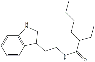 N-[2-(2,3-dihydro-1H-indol-3-yl)ethyl]-2-ethylhexanamide