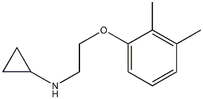 N-[2-(2,3-dimethylphenoxy)ethyl]cyclopropanamine 化学構造式