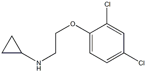 N-[2-(2,4-dichlorophenoxy)ethyl]cyclopropanamine Structure