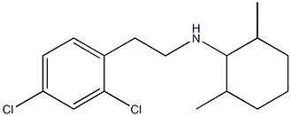 N-[2-(2,4-dichlorophenyl)ethyl]-2,6-dimethylcyclohexan-1-amine Structure