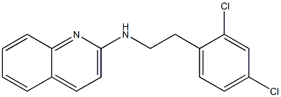 N-[2-(2,4-dichlorophenyl)ethyl]quinolin-2-amine Struktur