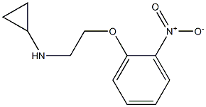 N-[2-(2-nitrophenoxy)ethyl]cyclopropanamine Structure