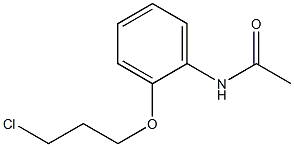 N-[2-(3-chloropropoxy)phenyl]acetamide Structure