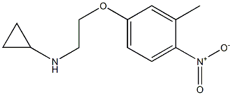 N-[2-(3-methyl-4-nitrophenoxy)ethyl]cyclopropanamine Structure