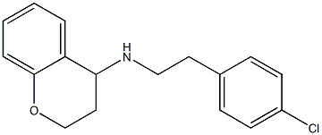 N-[2-(4-chlorophenyl)ethyl]-3,4-dihydro-2H-1-benzopyran-4-amine Structure