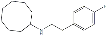 N-[2-(4-fluorophenyl)ethyl]cyclooctanamine Structure