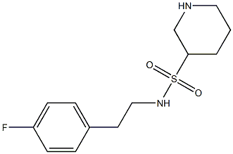  N-[2-(4-fluorophenyl)ethyl]piperidine-3-sulfonamide