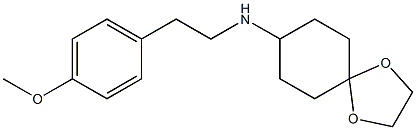 N-[2-(4-methoxyphenyl)ethyl]-1,4-dioxaspiro[4.5]decan-8-amine