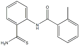 N-[2-(aminocarbonothioyl)phenyl]-2-methylbenzamide Structure