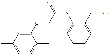 N-[2-(aminomethyl)phenyl]-2-(2,5-dimethylphenoxy)acetamide Structure