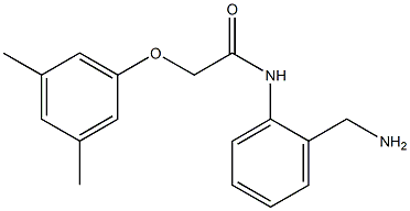 N-[2-(aminomethyl)phenyl]-2-(3,5-dimethylphenoxy)acetamide Struktur