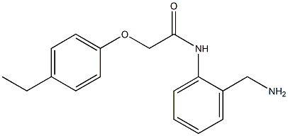 N-[2-(aminomethyl)phenyl]-2-(4-ethylphenoxy)acetamide