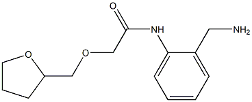 N-[2-(aminomethyl)phenyl]-2-(oxolan-2-ylmethoxy)acetamide