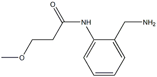 N-[2-(aminomethyl)phenyl]-3-methoxypropanamide Structure