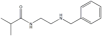 N-[2-(benzylamino)ethyl]-2-methylpropanamide,,结构式