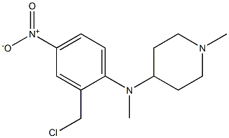 N-[2-(chloromethyl)-4-nitrophenyl]-N,1-dimethylpiperidin-4-amine