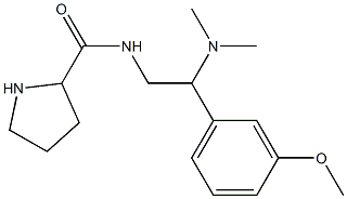 N-[2-(dimethylamino)-2-(3-methoxyphenyl)ethyl]pyrrolidine-2-carboxamide