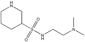 N-[2-(dimethylamino)ethyl]piperidine-3-sulfonamide Struktur