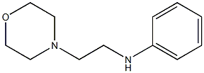 N-フェニルモルホリン-4-エタンアミン 化学構造式