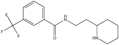 N-[2-(piperidin-2-yl)ethyl]-3-(trifluoromethyl)benzamide Structure