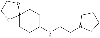 N-[2-(pyrrolidin-1-yl)ethyl]-1,4-dioxaspiro[4.5]decan-8-amine Structure