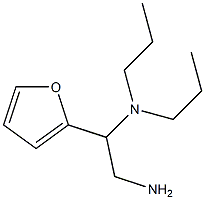 N-[2-amino-1-(2-furyl)ethyl]-N,N-dipropylamine 化学構造式