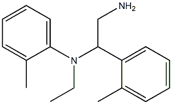 N-[2-amino-1-(2-methylphenyl)ethyl]-N-ethyl-2-methylaniline Structure