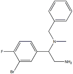  N-[2-amino-1-(3-bromo-4-fluorophenyl)ethyl]-N-benzyl-N-methylamine