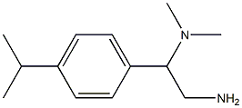 N-[2-amino-1-(4-isopropylphenyl)ethyl]-N,N-dimethylamine,,结构式