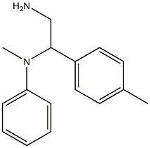 N-[2-amino-1-(4-methylphenyl)ethyl]-N-methyl-N-phenylamine|