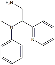 N-[2-amino-1-(pyridin-2-yl)ethyl]-N-methylaniline Struktur