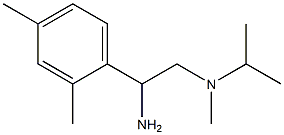 N-[2-amino-2-(2,4-dimethylphenyl)ethyl]-N-isopropyl-N-methylamine 化学構造式