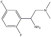 N-[2-amino-2-(2,5-difluorophenyl)ethyl]-N,N-dimethylamine 结构式