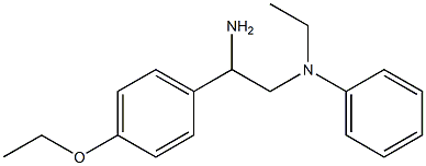 N-[2-amino-2-(4-ethoxyphenyl)ethyl]-N-ethylaniline Structure
