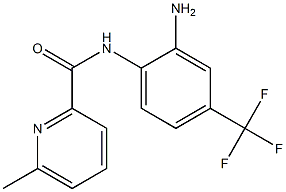 N-[2-amino-4-(trifluoromethyl)phenyl]-6-methylpyridine-2-carboxamide