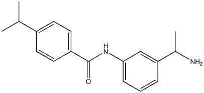 N-[3-(1-aminoethyl)phenyl]-4-(propan-2-yl)benzamide Structure