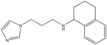 N-[3-(1H-imidazol-1-yl)propyl]-1,2,3,4-tetrahydronaphthalen-1-amine Structure