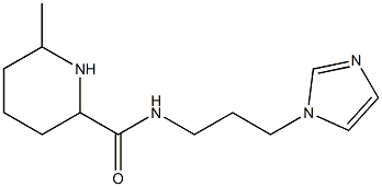 N-[3-(1H-imidazol-1-yl)propyl]-6-methylpiperidine-2-carboxamide Structure