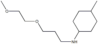 N-[3-(2-methoxyethoxy)propyl]-4-methylcyclohexan-1-amine Structure