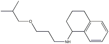 N-[3-(2-methylpropoxy)propyl]-1,2,3,4-tetrahydronaphthalen-1-amine Structure